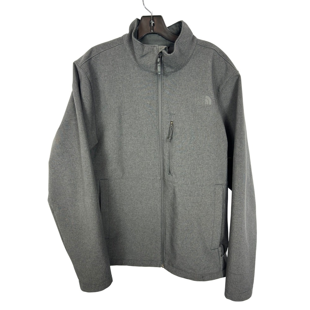 The North Face Apex Bionic Grey Softshell Full Zip Jacket Gorpcore Mens Large